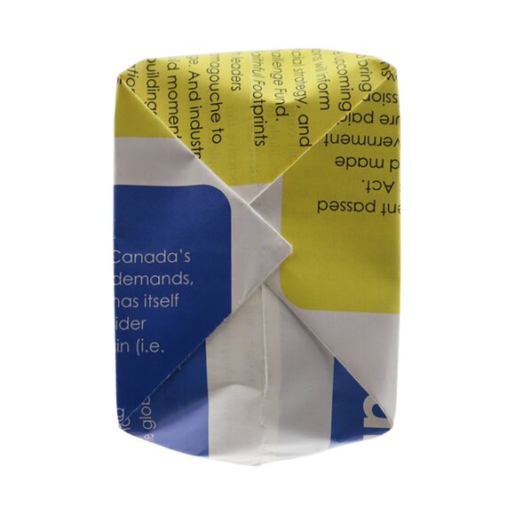 Greenii Extra Small Handmade Newsprint Paper Bags Recyclable Paper Grocery Bags - Picture 2 of 5